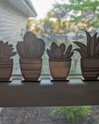 Wooden Succulents