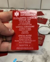 Medical Information Card